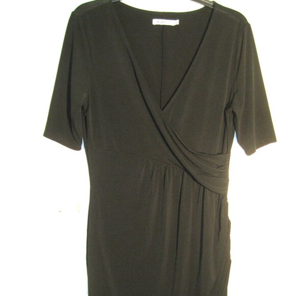 Just Fab Ladies Coctail Dress Size L Black Polyester & Spandex - Picture 1 of 5